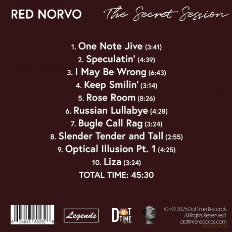 Red Norvo: The Secret Session [CD]