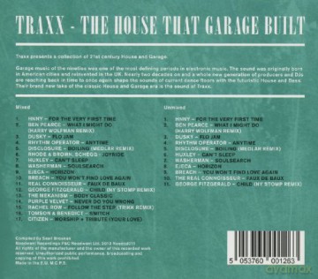 Traxx House That Garage Built [CD]