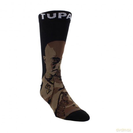 Tupac: Tupac Praying Hands Crew Socks (One Size)