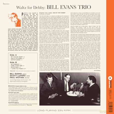 Bill Evans: Waltz For Debby (Limited) (+1 Bonus Track) [Winyl]