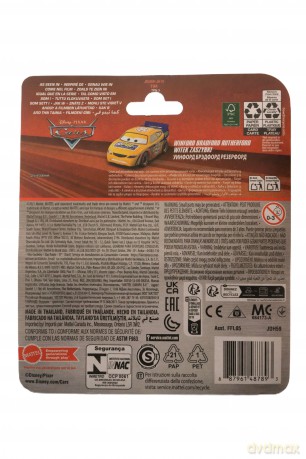 Cars 3 Auta 3 samochody, autka Clipstrip Winford Bradford Rutherford