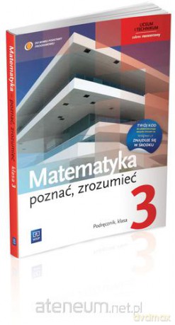 Matematyka LO Poznać, zrozumieć 3 podręcznik Zakres Rozszerzony [KSIĄŻKA]