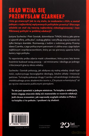 Czarnek. Biografia nieedukacyjna - Justyna Suchecka, Piotr Szostak [KSIĄŻKA]
