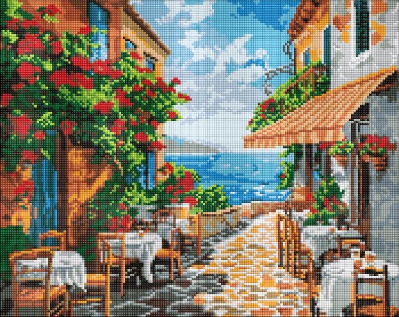 Diamentowa mozaika bez ramy - Cichy... 40x50 cm