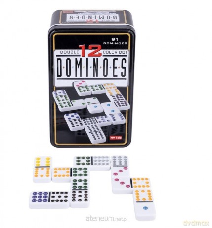 Domino Double 12 w metalowym pudełku [GRA]