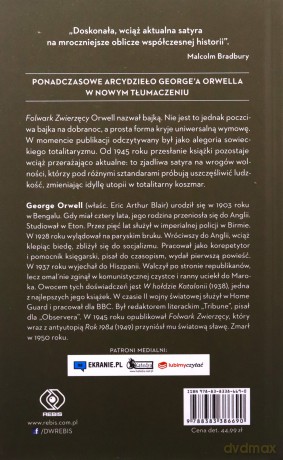 Folwark Zwierzęcy - George Orwell [KSIĄŻKA]