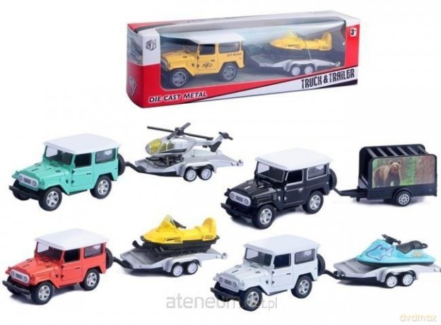 Jeep laweta metal z napędem