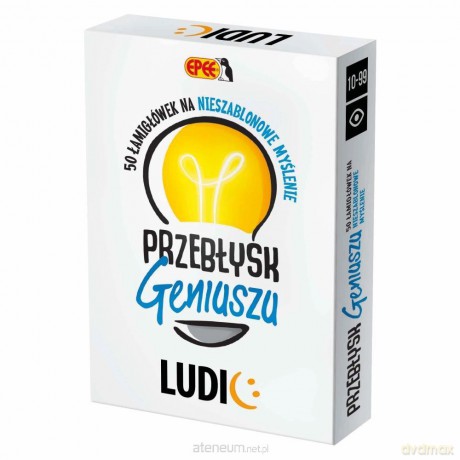 Przebłysk geniuszu. 150 łamigłówek na nieszablon.. [KARTY]