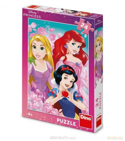 Puzzle 3 Księżniczki Disneya 24 el. [PUZZLE]
