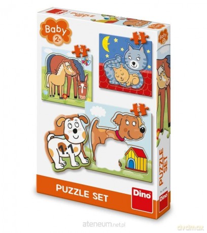 Puzzle Baby Zwierzęta w gospodarstwie 3-5 el. [PUZZLE]