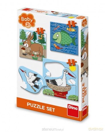 Puzzle Baby Zwierzęta: Gdzie żyją 3-5 el. [PUZZLE]