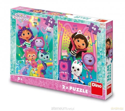 Puzzle Koci Domek Gabi Disco Party 2w1 [PUZZLE]