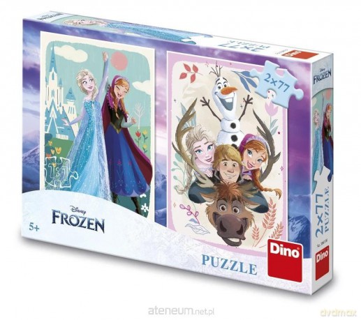 Puzzle Kraina Lodu Puzzle Anna i Elsa 2x77el [PUZZLE]