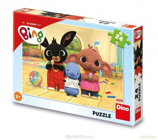 Puzzle Królik Bing maluje 24 el. [PUZZLE]