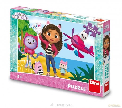 Puzzle maxi XL Koci Domek Gabi Podróżnicy 100 el. [PUZZLE]