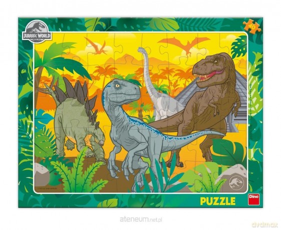 Puzzle ramkowe Jurassic World 40 el. [PUZZLE]