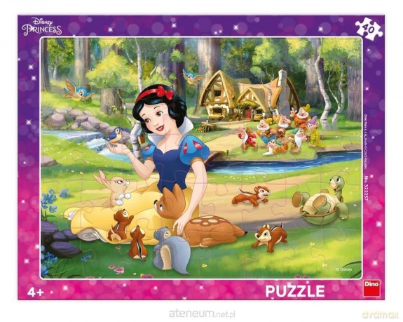 Puzzle ramkowe Królewna Śnieżka 40 el. [PUZZLE]