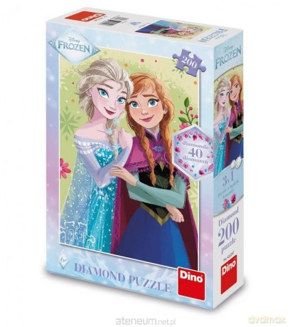Puzzle z diamencikami Kraina Lodu 200 el. [PUZZLE]