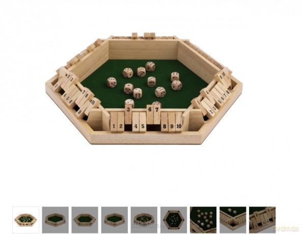 Shut the BOX zestaw dla 6 graczy [GRA]