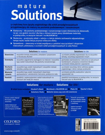 Matura Solutions Advanced Ćwiczenie [KSIĄŻKA]