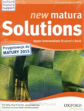Matura Solutions N Upp-Intermediate 2E Podręcznik + Exam Brochure [KSIĄŻKA]