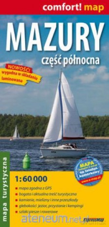 Mazury - część północna 1:60 000 mapa turystyczna