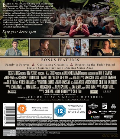 Hamnet (Hamnet) [Blu-Ray 4K]