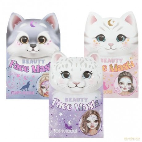 Maseczka kosmetyczna Animal TopModel BEAUTY&ME, 3 wzory