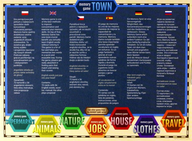 Memory Game - Town (w pudełku) [GRA]