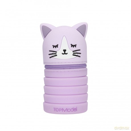 Piórnik silikonowy Blooming Kitty, 2 wz, 13x7x6,4