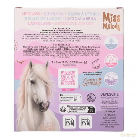 Zestaw 2 błyszczyków BFF Miss Melody