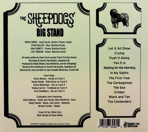 The Sheepdogs: The Sheepdogs Big Stand (digipack) [CD]