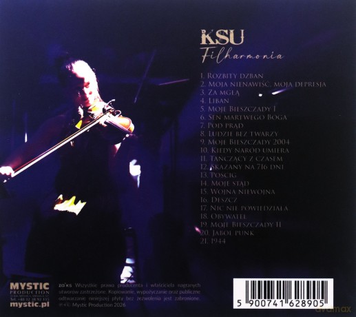 Ksu: Filharmonia BLUE (digipack) [CD]