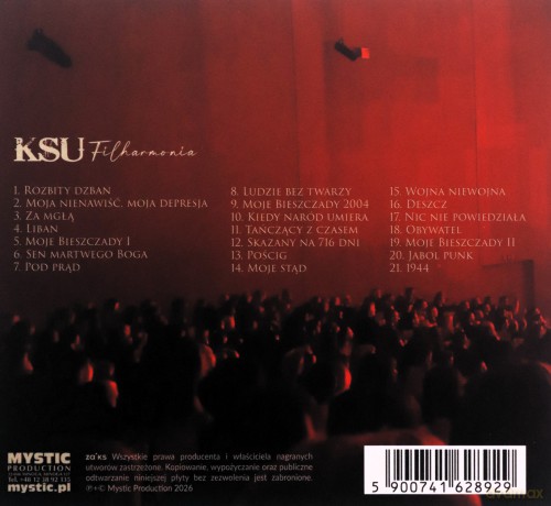 Ksu: Filharmonia RED (digipack) [CD]