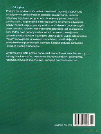 Metodyka rozwiązywania zadań z mechaniki [KSIĄŻKA]