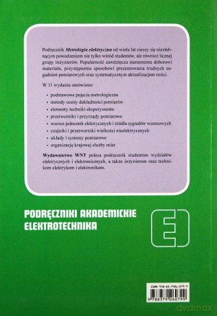 Metrologia elektryczna [KSIĄŻKA]