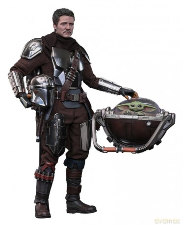 Star Wars: The Mandalorian & Grogu Movie Masterpiece Action Figure 1/6 The Mandalorian and Grogu (Deluxe Version) 31 cm [FIGURKA]