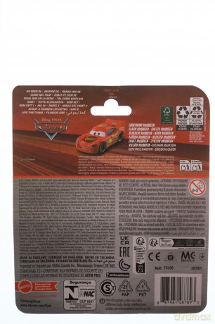 Cars 3 Auta 3 samochody, autka Clipstrip Lightning McQueen