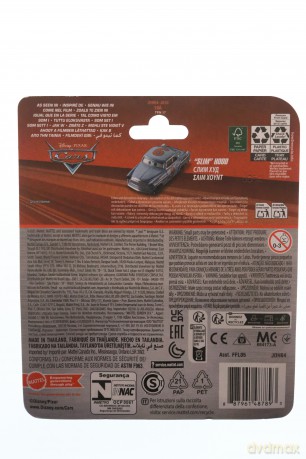Cars 3 Auta 3 samochody, autka Clipstrip Slim Hood