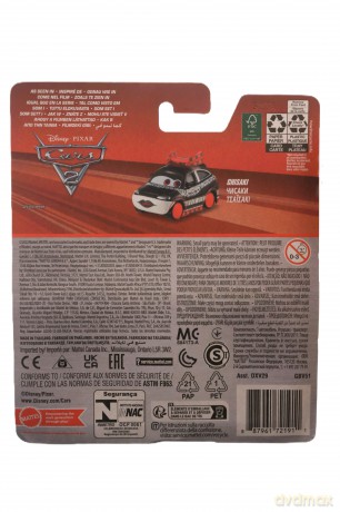 Cars 3 Auta 3 samochody, autka Clipstrip Chisaki