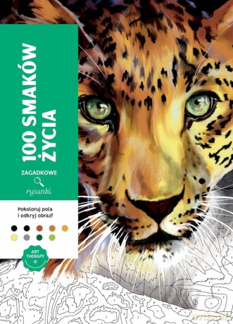 100 smaków życia. Zagadkowe rysunki. Kolorowanka antystresowa. Art therapy - Jeremy Mariez [KSIĄŻKA]