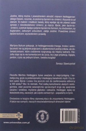 Dasein na wielkim ekranie, czyli filozofia Martina Heideggera w filmach - Martyna Butrym [KSIĄŻKA]