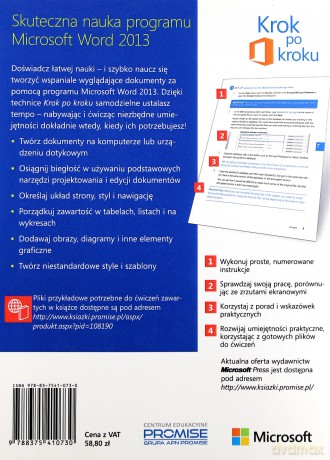 Microsoft Word 2013. Krok po kroku [KSIĄŻKA]