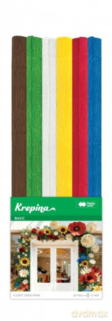 Krepina marszczona Basic 50x100cm 6 kolorów