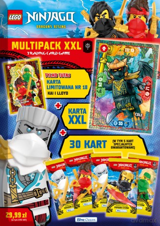 LEGO NINJAGO TCG seria 11 Multipack XXL 1szt.mix [FIGURKA]