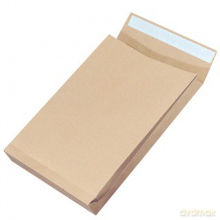 PACZKA Koperty RBD z taśmą silikonową OFFICE PRODUCTS, HK, C4, 229x324x38mm, 150gsm, 250szt., brązowe