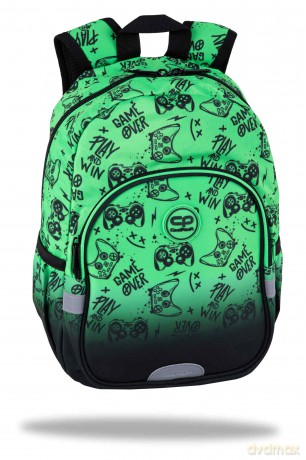 Plecak dziecięcy Coolpack Toby GAME OVER GRADIENT GREEN