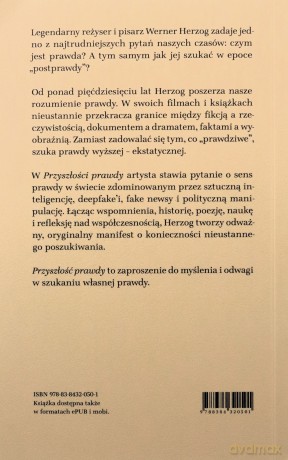 Przyszłość prawdy - Werner Herzog [KSIĄŻKA]