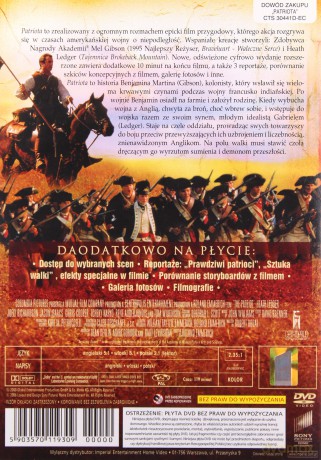 Patriota wersja rozszerzona [DVD]