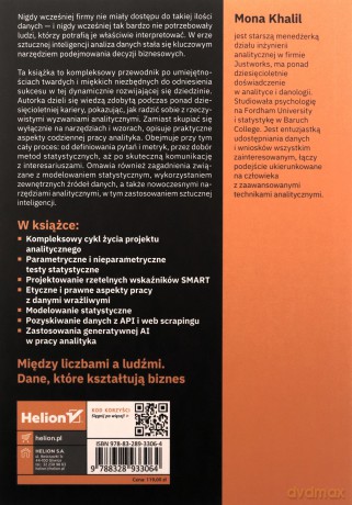 Sztuka analizy danych. Twarde i miękkie umiejętności w czasach sztucznej inteligencji - Mona Khalil [KSIĄŻKA]